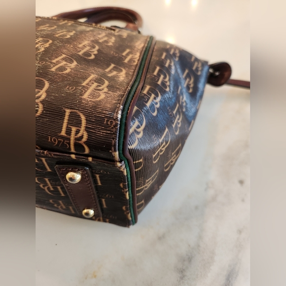 Dooney & Bourke Black and Brown Monogram Bag - Picture 6 of 16